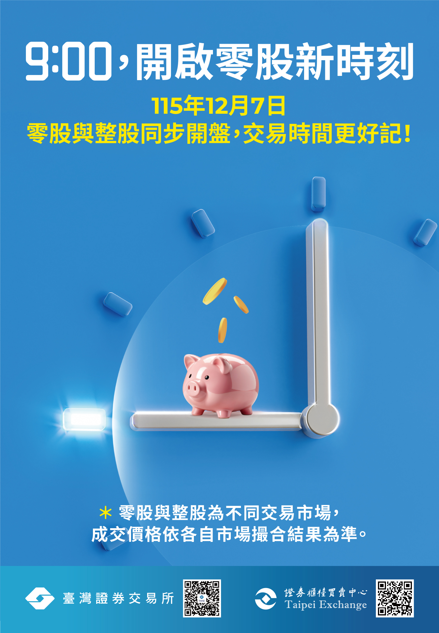 盤中零股交易時間優化公告