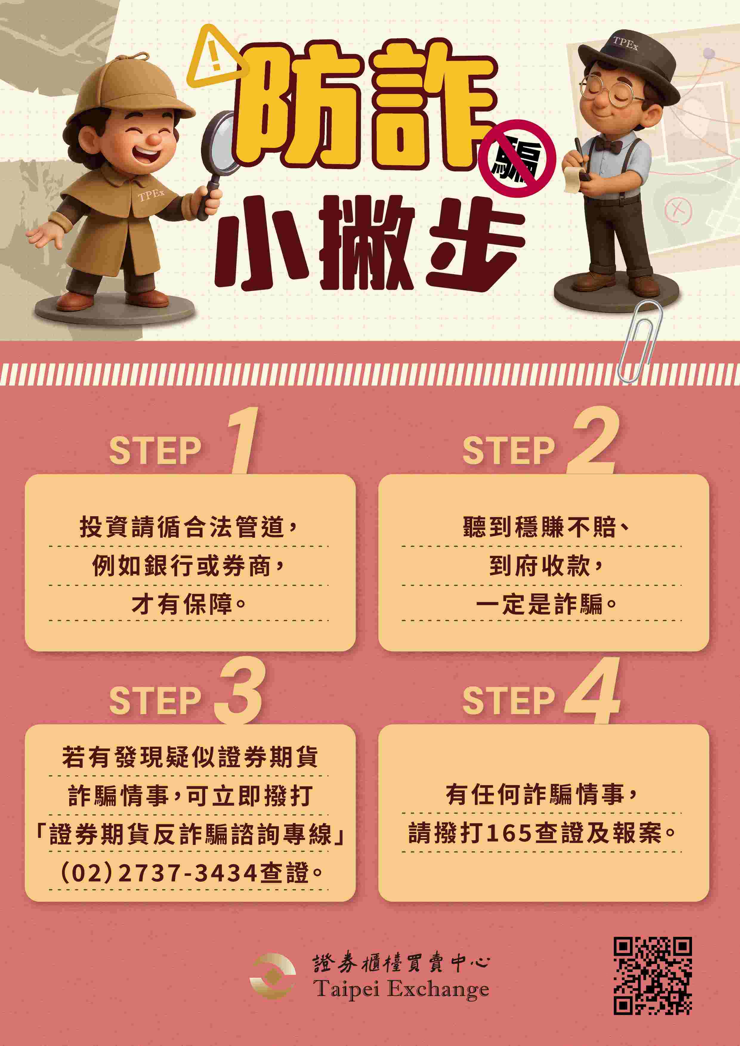 防制金融投資詐騙宣導圖
